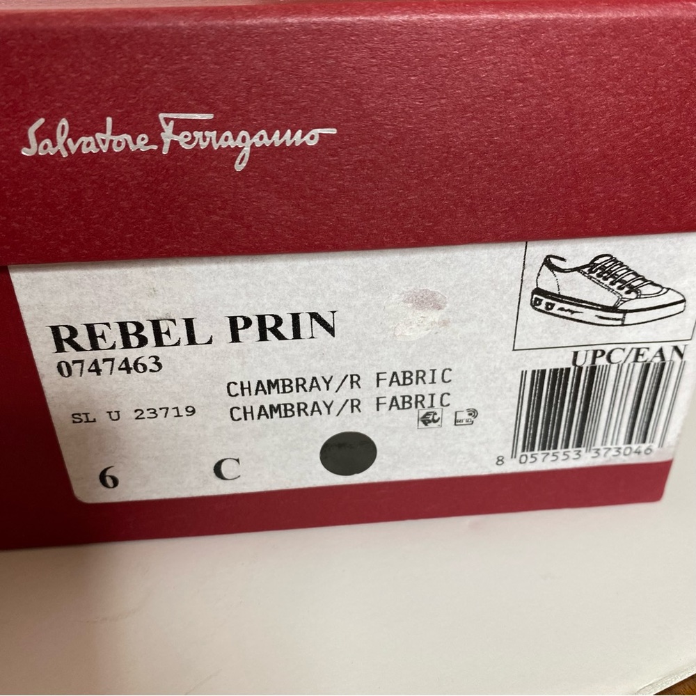 Salvatore Ferragamo Multicolor Floral Printed Sneakers NWT 6C - Picture 6 of 6
